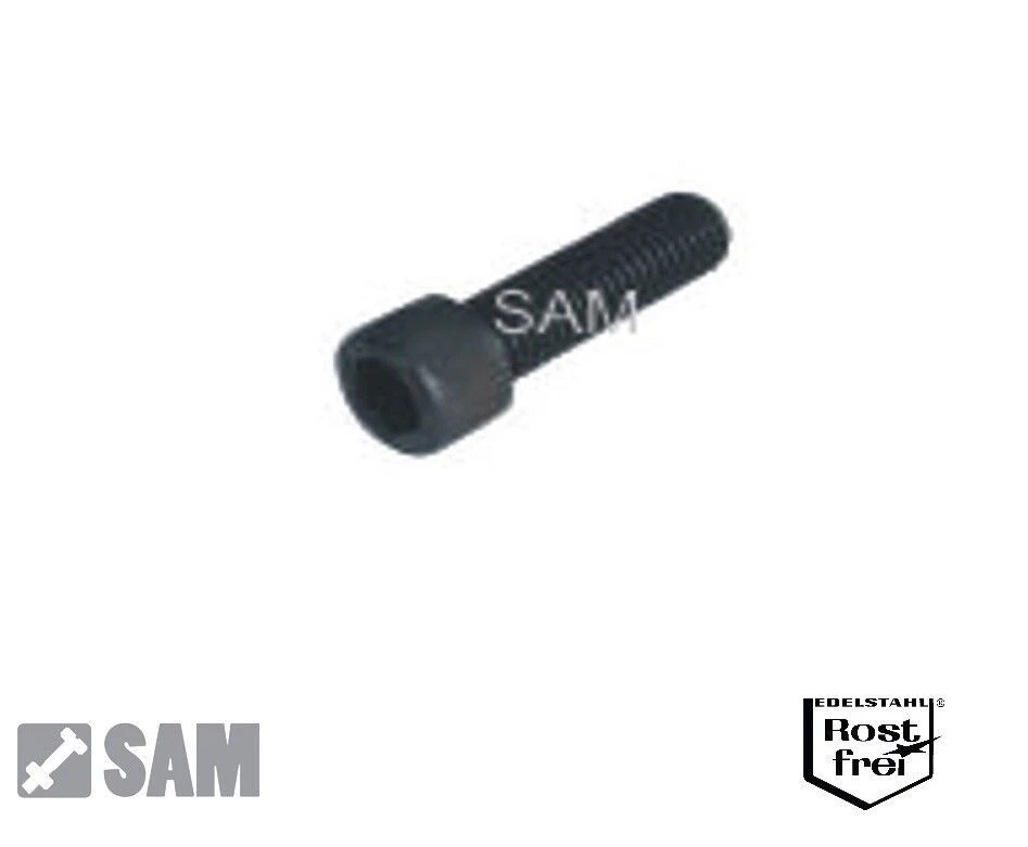 Zylinderkopfschrauben DIN 912 Edelstahl V2A SCHWARZ M8 - verschiedene Längen - Bild 1 von 1