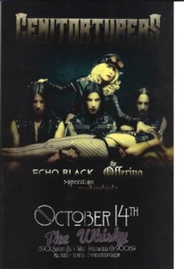 Genitorturers Konzert Poster von Whisky A Go Go 14.10. Show - Bild 1 von 1
