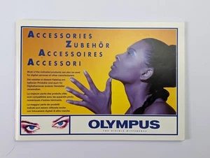 Vintage Print Olympus Camedia Accessories - EN, FR, DE, IT - Picture 1 of 8