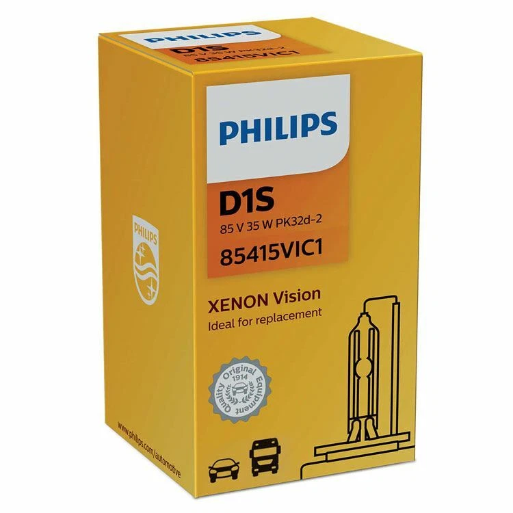 Bombilla de xenón de repuesto para faros Philips Vision D1S 85415VIC1 única Foto 1 de 1