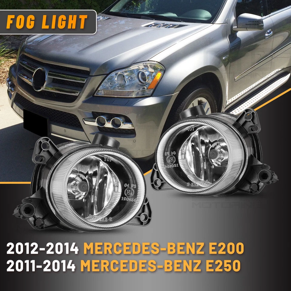 Pair Fog Lights for 2010-2011 MERCEDES-BENZ GL350 GL450 GL500 GL550 Bumper Lamp - Image 1 of 4