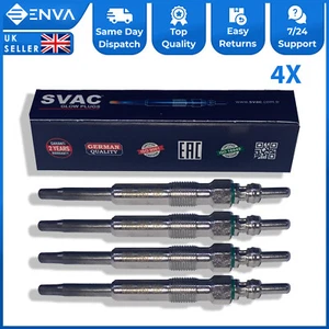 4X Heater Glow Plugs For Ford Galaxy I Scorpio II 2.5 TD Frontera Jeep Cherokee - Picture 1 of 8