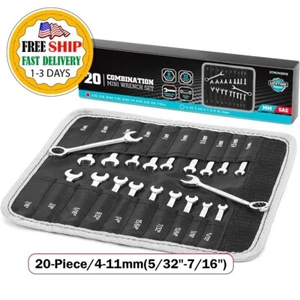 Juego De Herramientas De Llaves Combinadas De 20 Piezas Herramientas Mecánicas - Picture 1 of 9
