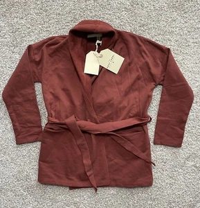Gray Label Kids Organic Clothing Chunky Cardigan Sweater Burgundy Size 5-6y - Picture 1 of 7