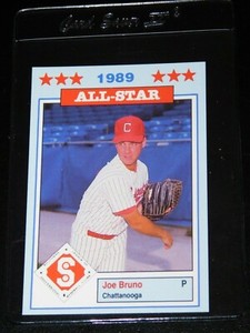 1989 JENNINGS SOUTHERN LEAGUE ALL-STAR JOE BRUNO CARD #18 (Mint)