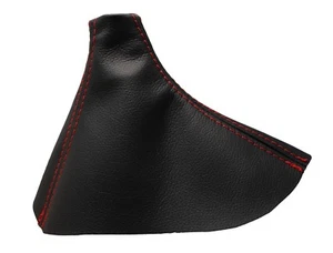 OPEL ASTRA J (2009-2015) Cuffia Leva Cambio 100% Vera Pelle - Cuciture Rosso - Bild 1 von 1