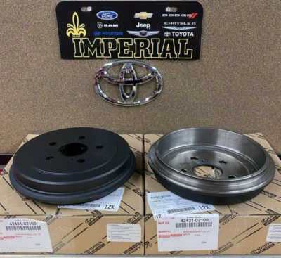 Toyota Corolla 2003-2008 nuevo tambor de freno trasero cantidad 2 4243102100 original OEM Foto 1 de 4