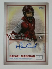 2021 Topps #70YA-RM Rafael Marchan  70 Years of Baseball Autographs
