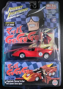 JOHNNY LIGHTNING MIJO Movie TV Diecast Car SPEED RACER CAPTAIN TERROR & Figure - Picture 1 of 4
