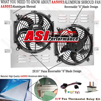 Ventilador de cubierta de radiador para AMC JAVELIN MATADOR AMX RAMBLER REBEL 1958-1974 Foto 1 de 4