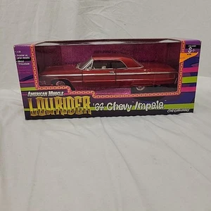 Chevrolet Impala Lowrider 1964 ERTL AMERICAN MUSCLE 1/18 FUNDIDO A PRESIÓN TIENE CRAQUEO - Imagen 1 de 15