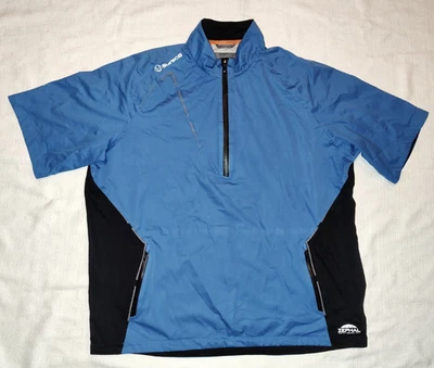 Rompevientos Sunice Golf Sullivan Zephal Impermeable Manga Corta Pullover Azul XL Foto 1 de 4