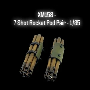 Black Ops 1/35 XM158 - 7 Shot Rocket Pod Pair (Unarmed) - Picture 1 of 1