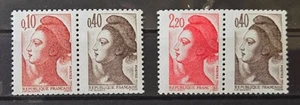 5318 - FRANCE - YVERT# 2179a, 2376b - MNH - CAT $5.00 - Bild 1 von 1