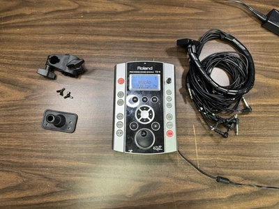 Roland TD-9 V-Drum Module w/Mount, Clamp, Wiring, VEX Pack, & Power - H9A3195 - Image 1 of 4