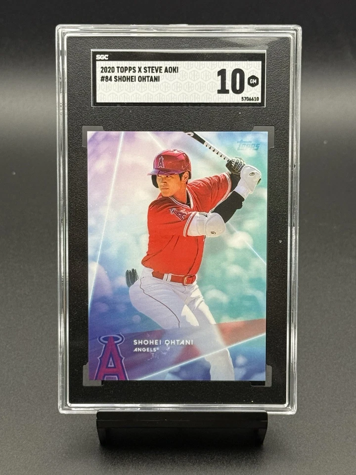 2020 Topps X Steve Aoki Shohei Ohtani SGC 10 Card #84 - Image 1 of 2