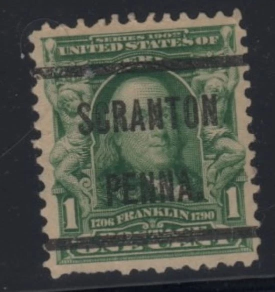 US 300 stamp with precancel for Scranton, Penna - Image 1 of 1