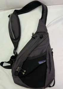 Patagonia Atom Sling Vintage Discontinued Grau Schwarz Schultertasche 8L - Bild 1 von 14