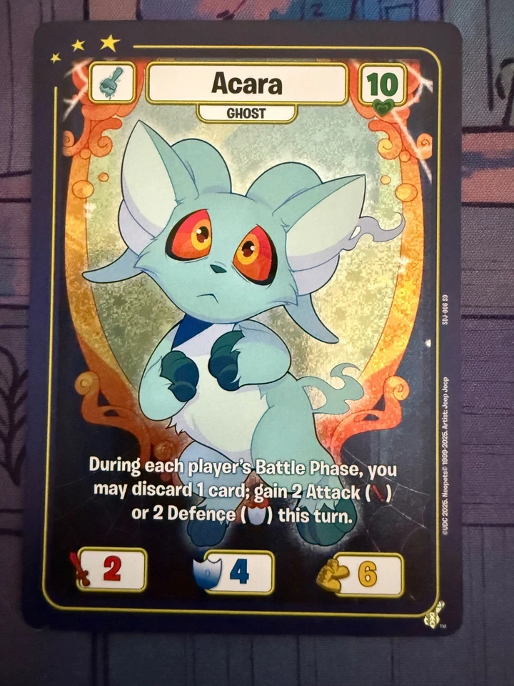 Neopets Battledome TCG Estructura Deck Exclusivo - Ghost Acara Foto 1 de 1