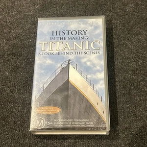 TITANIC History In The Making VHS Tape 1998 Exclusive Collectors Edition Movie - Picture 1 of 4