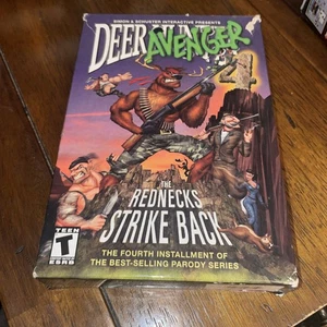Deer Avenger 4 The Rednecks Strike Back & Original PC CD-ROM 2001 Hunting Games - Picture 1 of 5