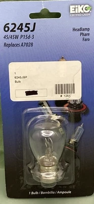 NEW GENUINE EIKO 6245J-BP HEADLAMP 45/45W P15D-3 REPLACES A7028 - Image 1 of 4