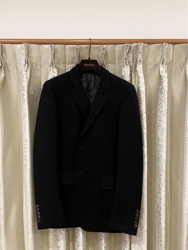 Giacca invernale uomo Gucci grigio nero taglia XL usata in ottime condizioni