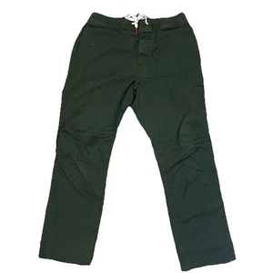 Topo Designs Hose Herren Medium Armeegrün Utility Canvas Kordelzug (LESEN) - Bild 1 von 6
