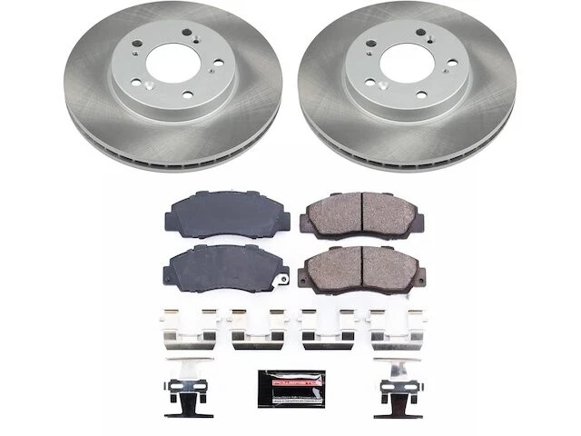 Kit de pastillas de freno delanteras y rotor para Acura Legend 1991-1995 1992 1993 1994 ZG354QX Foto 1 de 1