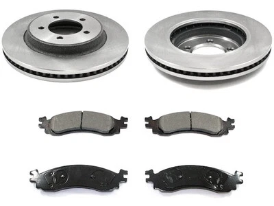For 2007-2010 Ford Explorer Sport Trac Brake Pad and Rotor Kit Front 56441QWQD - Image 1 of 2