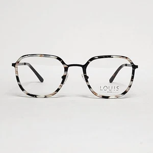 Gafas ovaladas para mujer Louis Belgium Eden 5012 en negro/mármol | 50 mm - Imagen 1 de 12