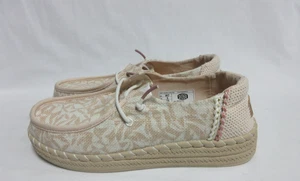 Hey Dude Wendy Alpargata Retro Palma Zapatos Talla 7 Nuevos - Imagen 1 de 9