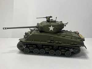 Franklin Mint General George S. Patton's M4-A3 Sherman Tank 1:24 WWII Near Mint - Picture 1 of 24