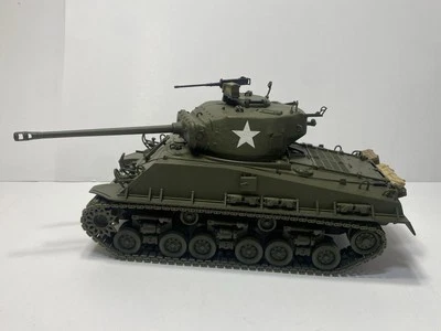 Franklin Mint General George S. Patton's M4-A3 Sherman Tank 1:24 WWII Near Mint - Image 1 of 4