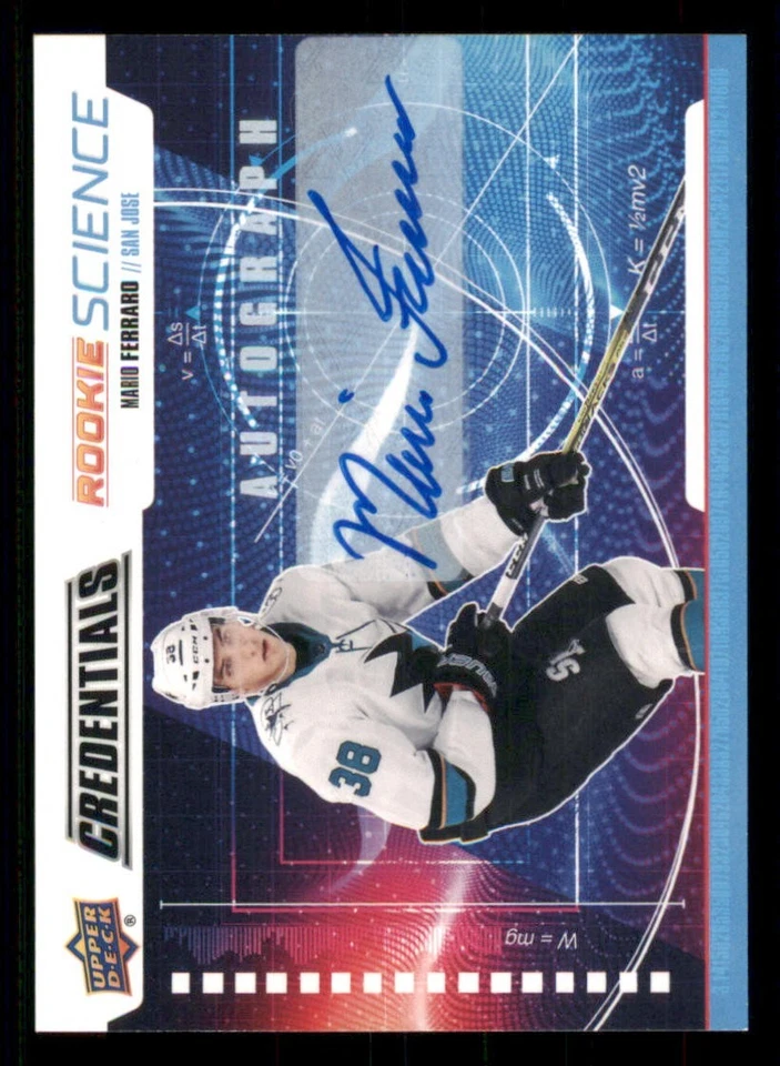 2019-20 Upper Deck Credentials Rookie Science AUTO #RS28 Mario Ferraro D - Image 1 of 2
