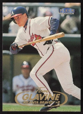 1998 Fleer Tradition Tom Glavine #566 Atlanta Braves - Image 1 of 2