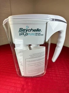 Brocca filtro acqua alcalina Seychelle pH2O PURA - filtrazione potenziante Ph NOB - Foto 1 di 5