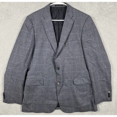Blazer Abrigo Deportivo Hugo Boss Mezcla Lana Virgen Para Hombre 42 Largo Gris Azul Ventana Foto 1 de 4