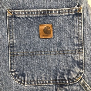 Carhartt Carpenter Blue Jean Denim Arbeitsshorts 46 B28 STW Arbeit Strand Freizeit - Bild 1 von 11