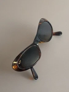 VINTAGE B&L Rituals RAY BAN W2523 Sunglasses Cat Eye Tortoise Shell No Case - Picture 1 of 23