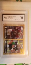2007 Sage Hit Hype Adrian Peterson Brady Quinn Rookie Graded SWG 10
