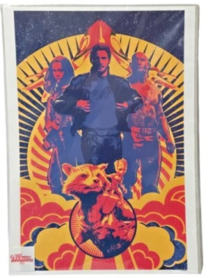 Marvel Japón GUARDIANES de la GALAXIA Vol. Póster IMPRESIÓN ARTÍSTICA 2 en papel - NUEVO/Raro Foto 1 de 4
