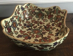 ANTIQUE ROYAL VIENNA FISCHER & MIEG GOLD ORNATE SQUARE BOWL C. 1853-1873 - Picture 1 of 10