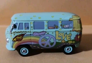 Disney Pixar CARS FILLMORE diecast Love Peace VW volkswagon VAN - Picture 1 of 6