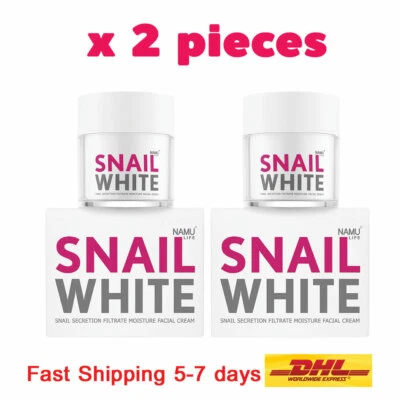 Snail White Facial Cream Face Moisture Recovery Renew Repairing Whitening 50g. - Image 1 of 4