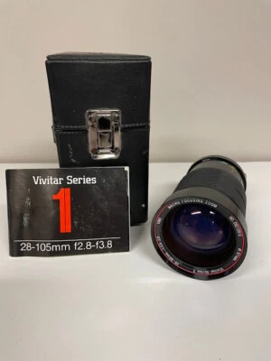 Vivitar Series 1 28-105mm 1:2.8-3.8 Zoom Lens rarley used with Box - Image 1 of 3