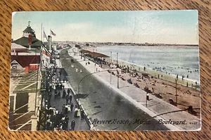 1910 Postcard BOULEVARD REVERE BEACH, MASS. - Picture 1 of 3