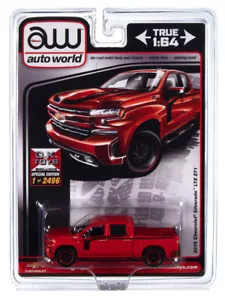 Chevrolet Silverado LTZ Z71 2019 Auto World rojo 1:64 CP7918 - Imagen 1 de 1