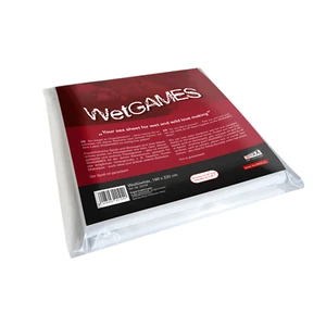 Sábana de cama de masaje húmedo Sexmax Wetgames | 180 x 220 cm | cubierta de revestimiento impermeable de PVC - Imagen 1 de 6