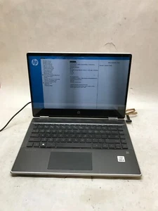 HP Pavilion x360 14-dh2671cl 14" i5-1035G1 8GB RAM NO HDD CRACKED For Parts - DW - Picture 1 of 9